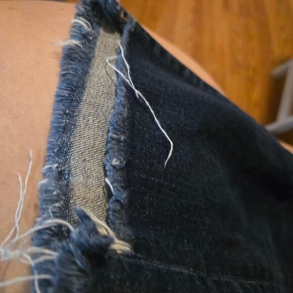 Paige jeans womens size 27 blue skyline ankle peg step hem frayed hem denim - Picture 6 of 9